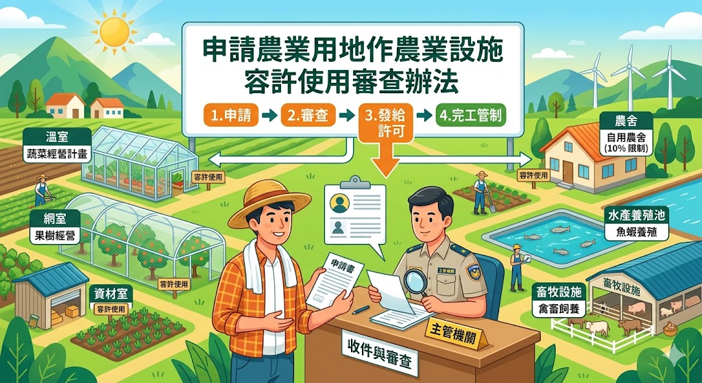 農業用地作農業使用認定及核發證明辦法 農地容許使用1